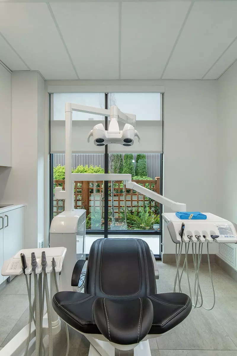 Clinical space at Vancouver Island Dental Specialists